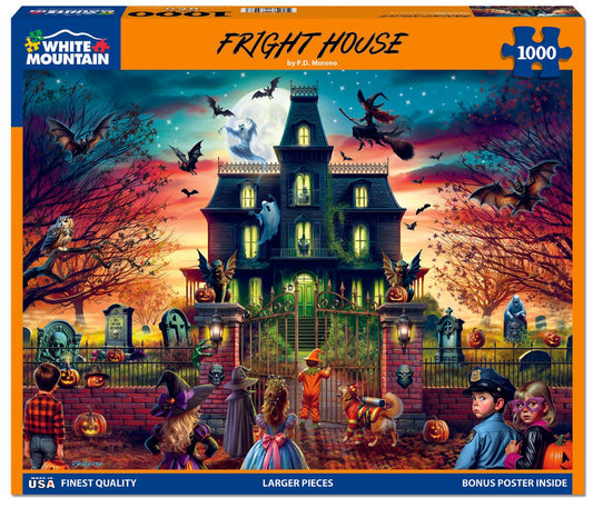 Fright House (2117pz) - 1000 Piece Jigsaw Puzzle