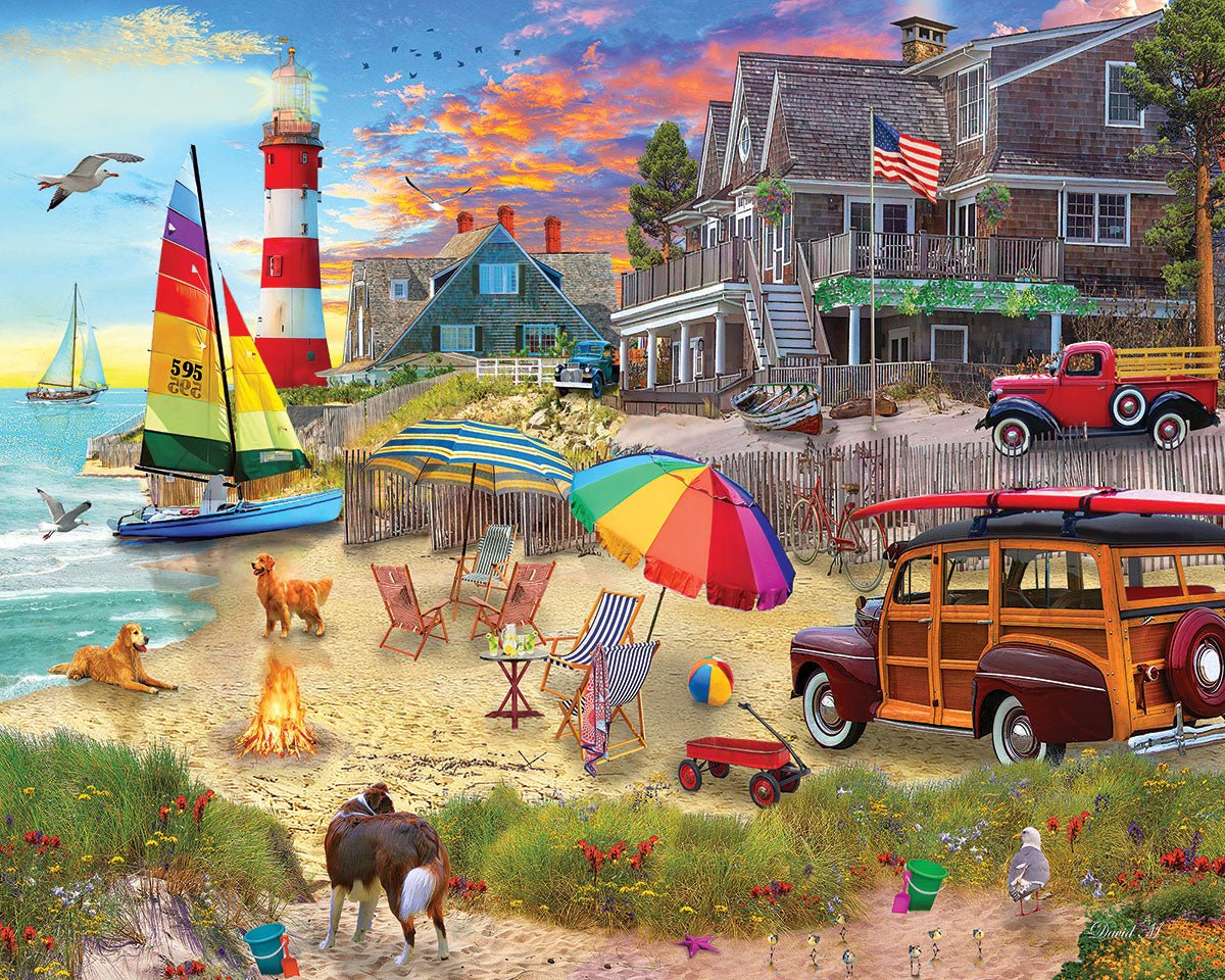 Summer Holiday (1991pz) - 1000 Piece Jigsaw Puzzle