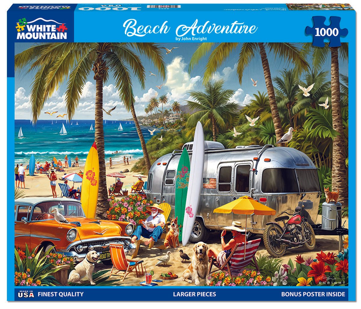 Beach Adventure (2033pz) - 1000 Piece Jigsaw Puzzle