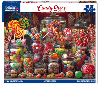 Candy Store (2070pz) - 500 Piece Jigsaw Puzzle