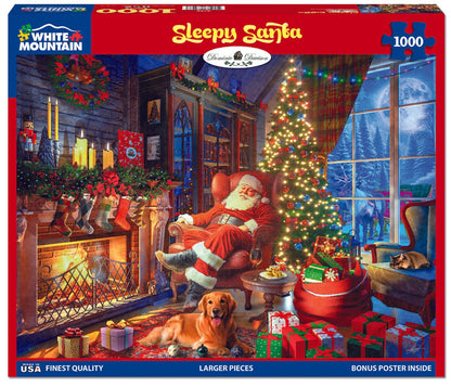 Sleepy Santa (2132pz) - 1000 Piece Jigsaw Puzzle