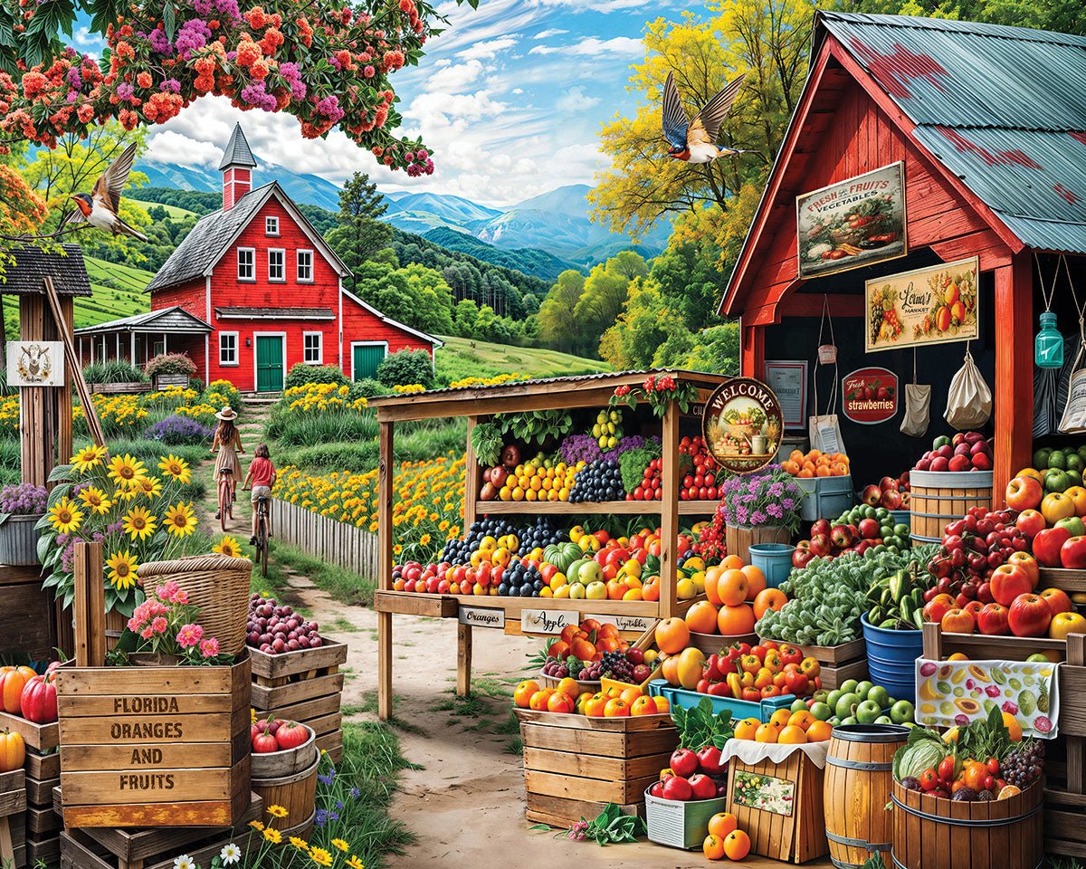 Farm Stand (2164pz) - 1000 Piece Jigsaw Puzzle
