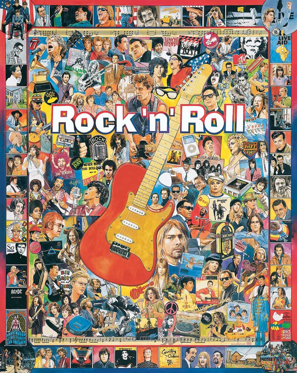 Rock 'n' Roll (409pz) - 1000 Piece Jigsaw Puzzle